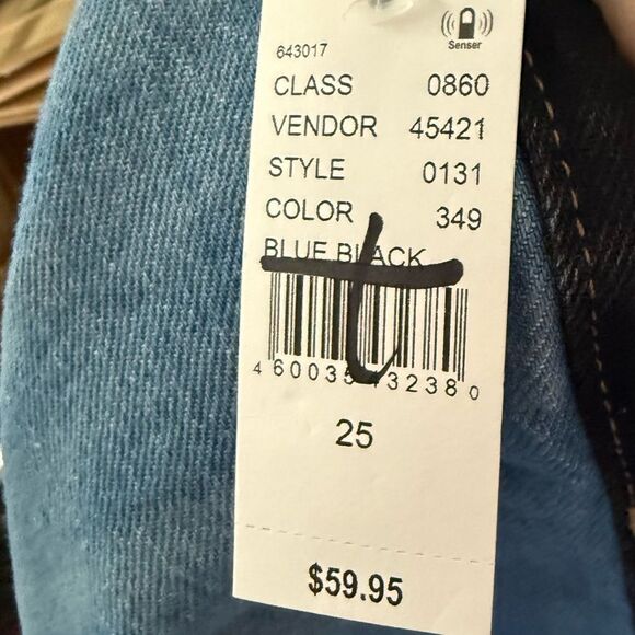 - PAC Sun women’s size 25 duo tone jeans, Y2K, BoHo new tag - Picture 4 of 5